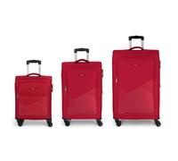 Gabol Set di valigie 'Juego' rosso / nero Donna Gabol One Size
