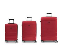 Gabol Set di valigie 'Midori' rosso / nero Donna Gabol One Size