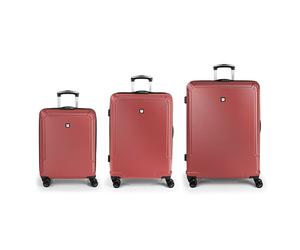 Gabol Set di valigie Vienna a 4 ruote 3 pz. rosso