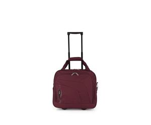 Gabol Settimana Eco 2 ruote - Trolley per computer portatile da 40 cm, Bordeaux, 40x36x19, cassetta postale con ruote