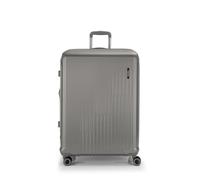 Gabol - Valigia grande rigida espandibile Kai 52x76x32/35 cm - Peso 4,8 kg e 112,6/123,1 L - 4 ruote doppie a 360°, serratura TSA e cerniera di sicurezza - Design spagnolo in policarbonato - Champagne