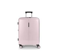 Gabol - Valigia media espansa Brooklyn 45x65x27/30 cm - Bagaglio leggero 3,4 kg con capacità 70/77,8 L - 4 ruote doppie a 360° e serratura TSA - Design spagnolo in polipropilene, Rosa, Mediano