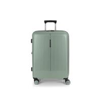 Gabol - Valigia media espansa Brooklyn 45x65x27/30 cm - Bagaglio leggero 3,4 kg con capacità 70/77,8 L - 4 ruote doppie a 360° e serratura TSA - Design spagnolo in polipropilene - Verde