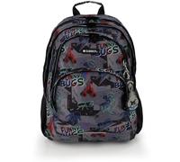 Gabol - Zaino scuola a 3 scomparti 32x44x18 cm Bugs con schienale ergonomico a griglia, custodia per laptop da 15,6'' e base rinforzata