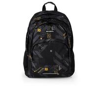 Gabol - Zaino scuola a 3 scomparti 32x44x18 cm Byte con schienale ergonomico a griglia, custodia per laptop da 15,6" e base rinforzata