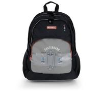 Gabol - Zaino scuola a 3 scomparti 32x44x18 cm Trick con schienale ergonomico a griglia, custodia per laptop da 15,6" e base rinforzata