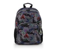 Gabol - Zaino scuola adattabile a carrello 31 x 41 x 16 cm Bugs impermeabile con schienale imbottito, organizer interno e base rinforzata