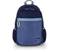 Gabol - Zaino scuola adattabile a carrello 34x46x20 cm Whisper con 2 scomparti, schienale imbottito, custodia per laptop da 15,6'' e base rinforzata - blu marino