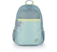 Gabol - Zaino scuola adattabile a carrello 34x46x20 cm Whisper con 2 scomparti, schienale imbottito, custodia per laptop da 15,6'' e base rinforzata - verde menta