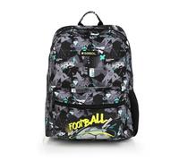 Gabol - Zaino scuola adattabile a carrello Score 30 x 40 x 12 cm - Indietro termoformato e tasca laterale - Impermeabile con cerniere coperte - Design spagnolo in poliestere - Nero