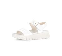 Gabor 23.610 Sandali da donna, con zeppa, sandali con zeppa, sandali estivi, piatti, Best Fitting, Latte 20, 36 EU