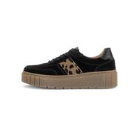 Gabor 6017.02 - Sneakers basse da donna, larghezza H, Sabbia nera, 41 EU Large
