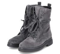 Gabor 71.742.19 - Stivali da donna con lacci in pelle scamosciata grigio, grigio, 41 EU