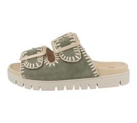 Gabor 83.741 Pantolette Donna Infradito Mules Slipper In Pelle Verde