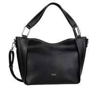 Gabor bags Brianne - Borsa a tracolla da donna con chiusura lampo, grande, Nero, L, moderno