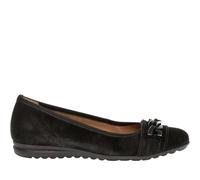 Gabor - Ballerine Stringate in Pelle Scamosciata Nere - -Shoes -Donna -Nero -36 EU