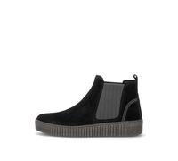 Gabor Chelsea 8013.02 - Scarpe da donna, larghezza F, Texture El Noire, 40 EU