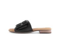 Gabor Comfort Pantoletten Con Zeppa Donna Nero In Vera Pelle