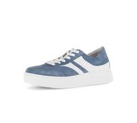 Gabor Comfort Sneaker Low Blu, Heaven Bianco, 41 EU X-Weit