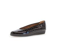 Gabor Donna Scarpe col Tacco, Signora Zeppe,Tacco a Zeppa,Classico,Elegante,Comodo,Scarpe da Lavoro,Ufficio,Nero (Schwarz) / 97,38 EU / 5 UK