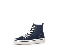 Gabor Donna Sneaker, Signora Sneaker Alte,Soletta Removibile,Stivaletto Allacciato,Stivali Allacciati,Mid-Cut,Blu (Marine) / 16,36 EU / 3.5 UK