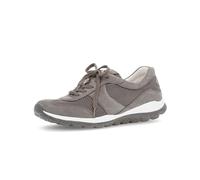 Gabor Donna Sneaker, Signora Sneaker Basse,Soletta Removibile,Scarpe da Strada,Scarpe Allacciate,Scarpe Sportive,Marrone (Fumo),37 EU / 4 UK