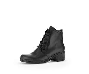 Gabor Donna Stivaletti, Signora Stivaletti Allacciati,Soletta Removibile,Scarpetta con Lacci,Stivaletto Invernale,Nero (Schwarz) / 27,39 EU / 6 UK