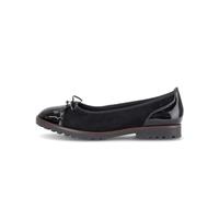Gabor Donne Ballerine Classiche 3007.01.007 Larghezza Normale Camoscio Black Fr.Cognac 38.5 EU