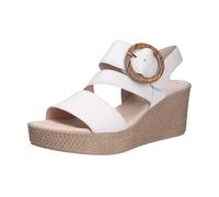 Gabor - Eleganti Sandali con Zeppa in Pelle - -Shoes -Donna -Bianco -37 1/2 EU