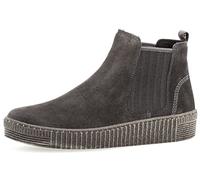 Gabor Lourdes Womens Chelsea Boots 40 Pepper Suede