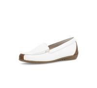 Gabor Mocassini da donna, slip on, Bianco Peanut 21, 42.5 EU