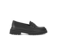 Gabor Pantofole da donna e mocassino 5.243 in pelle liscia nera, Nero , 38.5 EU
