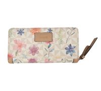 Gabor portafoglio Meria Flower Long Zip Wallet Flower White