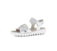 Gabor Sandali da donna con cinghia, sandali da donna, Argento 61, 39 EU