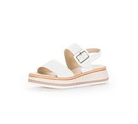 Gabor Sandali da donna con cinghia, sandali da donna, Bianco 60, 40 EU