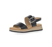 Gabor Sandali da donna con cinghia, sandali da donna, Nero 57., 42 EU