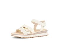 Gabor Sandali da donna con cinghia, sandali da donna, Vanilla Platino 24, 38.5 EU