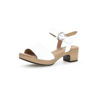 Gabor Sandali da donna con plateau, Bianco 50, 38 EU