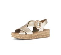 Gabor Sandali da donna con plateau, Champagne 62, 40.5 EU