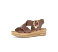 Gabor Sandali da donna con plateau, Cognac 24, 38.5 EU