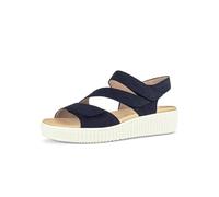 Gabor Sandali da donna con plateau, Dark Blue 16, 36 EU