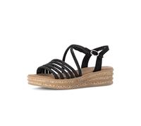 Gabor Sandali da donna con plateau, Nero 87, 35 EU