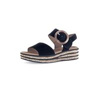 Gabor Sandali da donna con plateau, Nero 97, 42 EU