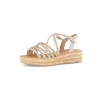 Gabor Sandali da donna con plateau, Platino Oak 82, 39 EU