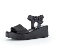 Gabor Sandali donna con zeppa, sandali donna, Nero 27., 40 EU