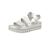 GABOR Sandalo con cinturino grigio chiaro / argento / bianco Donna GABOR 37,5 grigio chiaro / argento / bianco