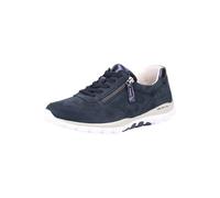 Gabor rollingsoft 06.968 Sneaker Low Donna Sportschuhe in Pelle Blu Scuro