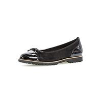 Gabor Shoes Ballerina Nero Pelle Nubuk