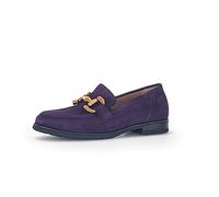 Gabor Slip da donna, slip on, plantare intercambiabile, larghezza maggiore (G), Viola, 38.5 EU