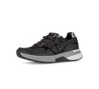 Gabor Sneaker basse da donna, nero, argento anticato, 47, 36 EU